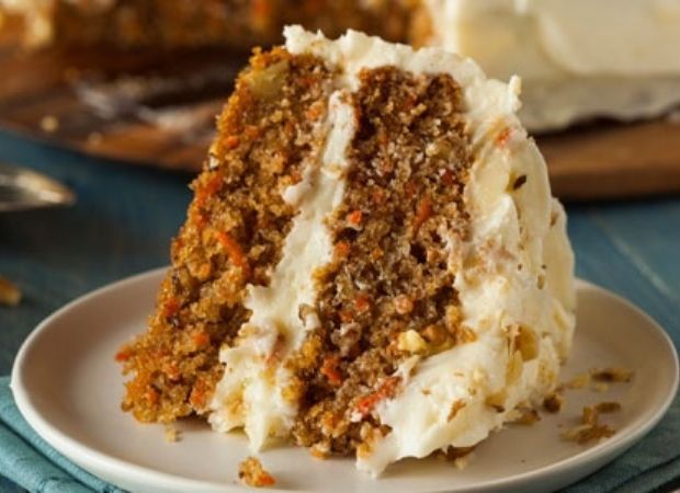 Microwave carrot cake